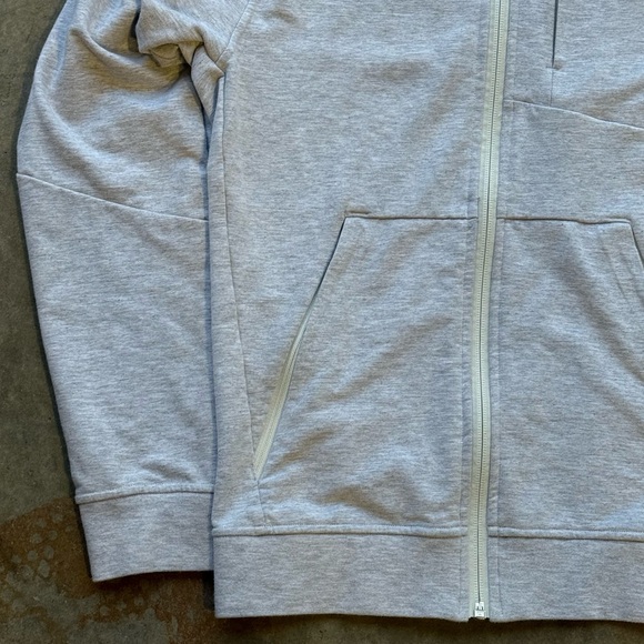 Lululemon Men's City Sweat Full-Zip Hoodie - Gray - Picture 3 of 11